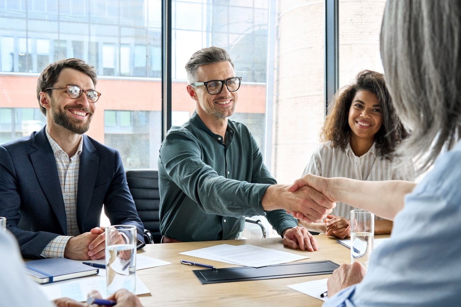 Professional business executive leaders